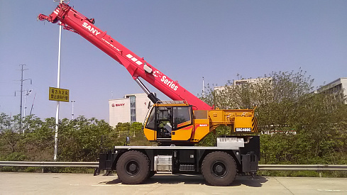 Короткобазовый кран SRC400C -40С
