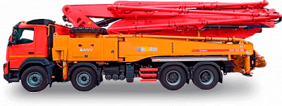 Запчасти для автобетононасоса SANY™ C8 SY49 RZ5-200